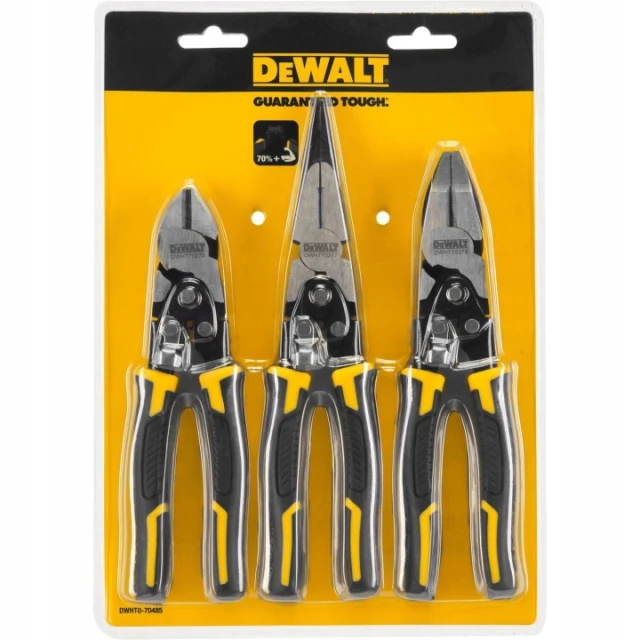 Набір кліщів універсальних DeWALT 3 шт (3253560704858)