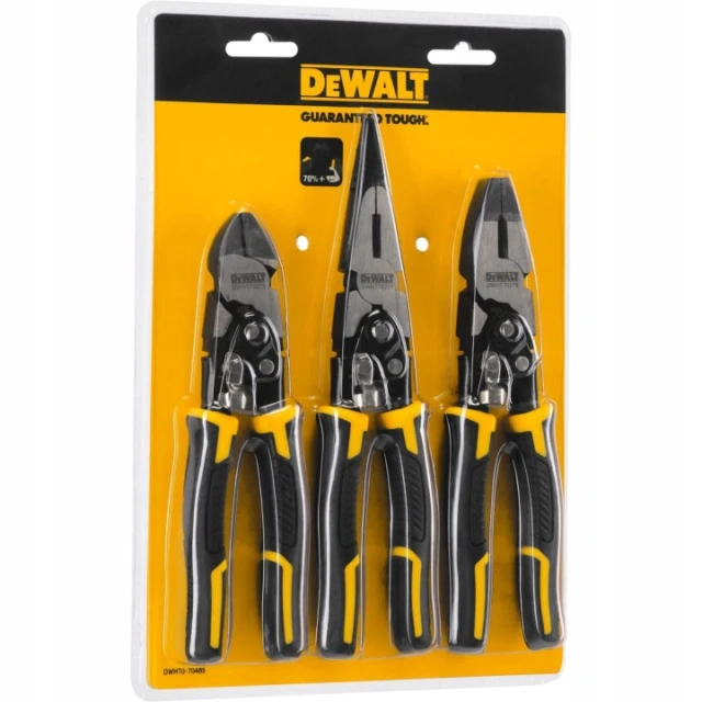 Набір кліщів універсальних DeWALT 3 шт (3253560704858)