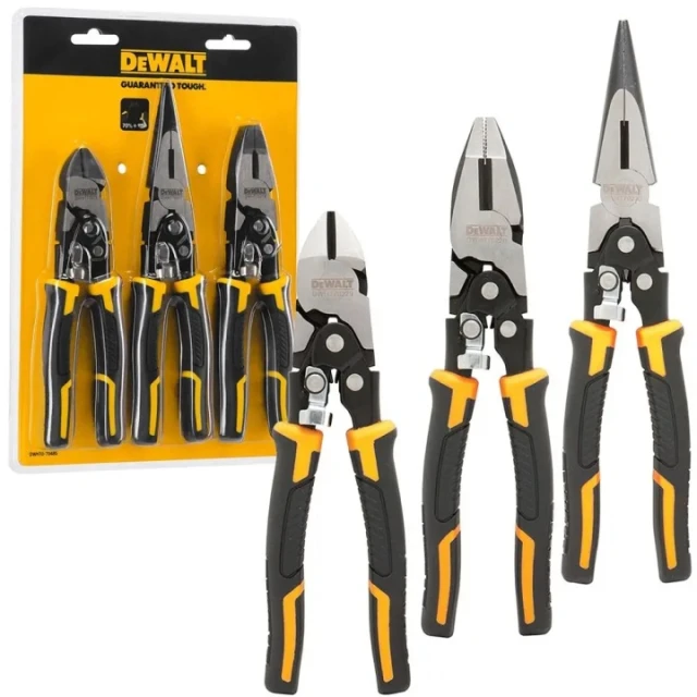 Набір кліщів універсальних DeWALT 3 шт (3253560704858)