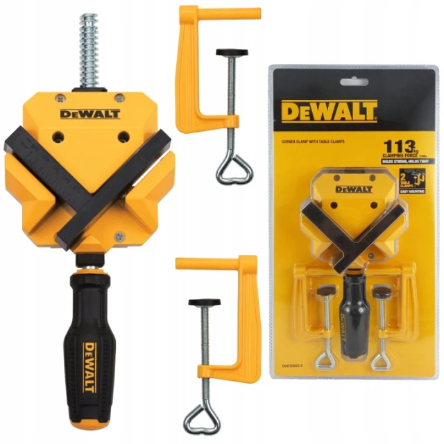 Тиски DeWALT угловые угловые с прижимами (DWHT83853-0)