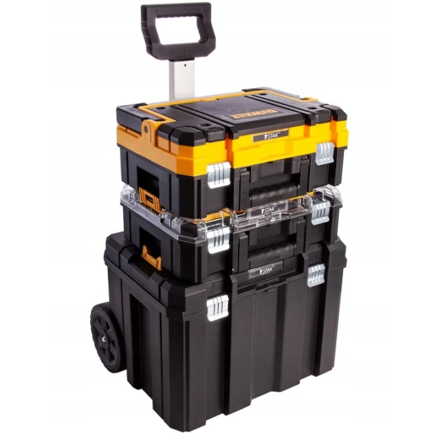 Набір DeWALT 3 вализки на колесах TSTAK 2.0 (3253561834110)