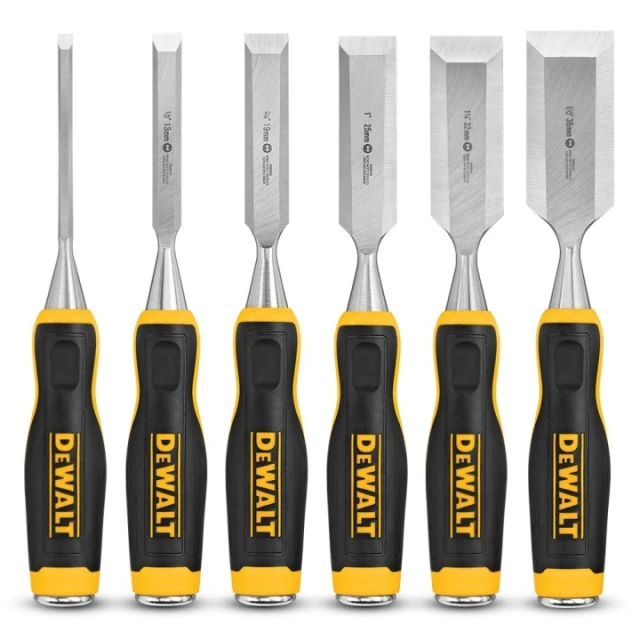 Зубило столярське плоске комплект DeWALT 6 шт (DWHT16852-9)