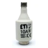 Запобіжник плавкий ETI ETI Polam 10A DII gF 500V, 5 шт (002312104/ETI)
