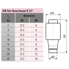 Запобіжник плавкий ETI ETI Polam 16A DII gF 500V, 5 шт (002312105/ETI)