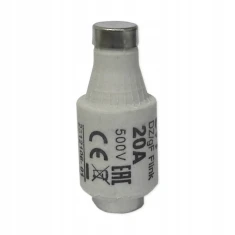 Запобіжник плавкий ETI ETI Polam 20A DII gF 500V, 5 шт (002312106/ETI)