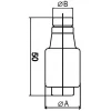 Запобіжник плавкий ETI ETI Polam 25A DII gF 500V, 5 шт (002312107/ETI)