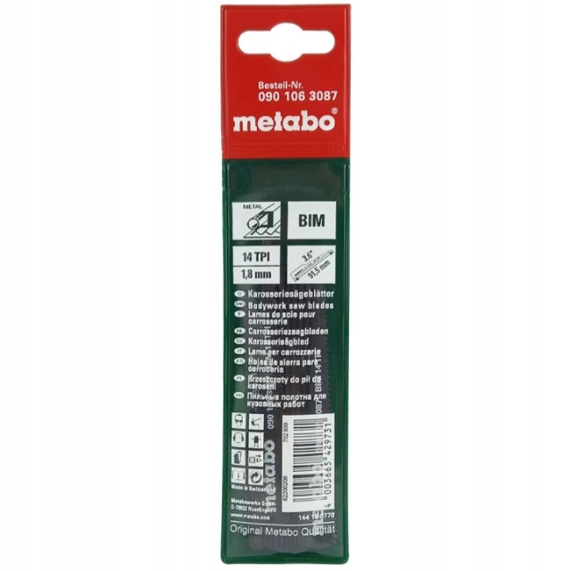 Набір полотен для KS Metabo 6000 10 шт (0901063087)