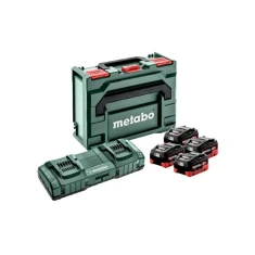 Зарядний пристрій Metabo ASC145 з 4 акумуляторами 8Ah LiHDX METABOX (685135000)
