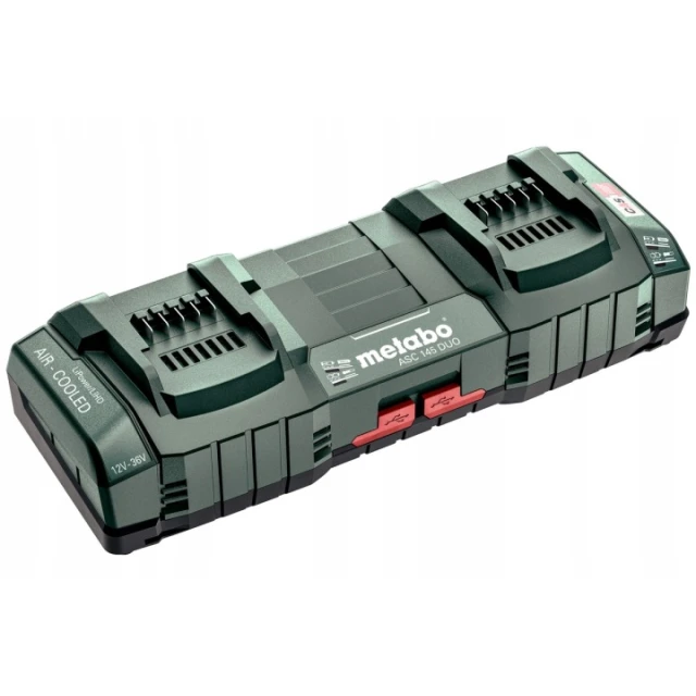 Зарядний пристрій Metabo ASC145 з 4 акумуляторами 8Ah LiHDX METABOX (685135000)
