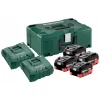 Зарядний пристрій Metabo ASC145 з 4 акумуляторами 8Ah LiHDX METABOX (685135000)