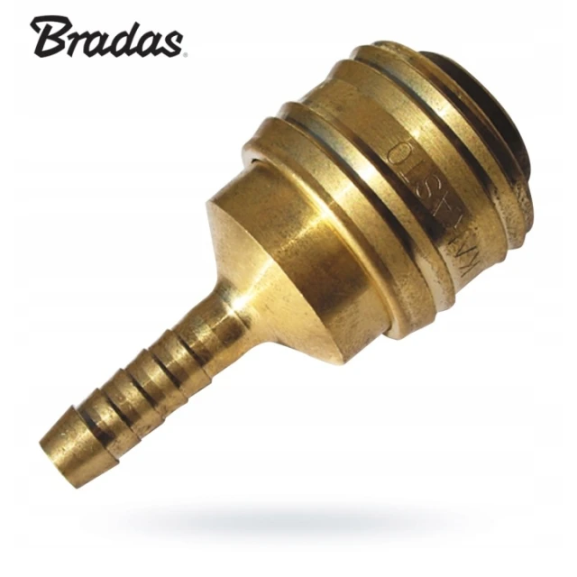Муфта быстросъемная универсальная на шланг Ø Bradas 6 мм (GK1331T)