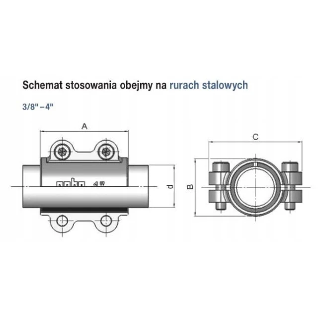 Муфта ремонтная DSK GEBO 25 1