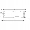 Плита монтажна Assa Abloy A120 оцинкована до DC300 (DCA120-40)