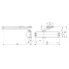 Доводчик дверей Assa Abloy DC120 (40-80 кг) Silver (4042203421943)