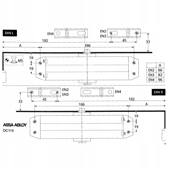 Доводчик дверей Assa Abloy DC120 (40-80 кг) Brown (4042203421950)