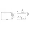Доводчик дверей Assa Abloy DC140 (40-100 кг) Black (4042203687004)