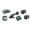 Шліфмашина WB Metabo 18 LT BL 11-125 Quick 125 мм 18V 2x5.2Ah (613054650)