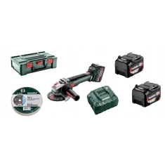 Шліфмашина WB Metabo 18 LT BL 11-125 Quick 125 мм 18V 2x5.2Ah (613054650)