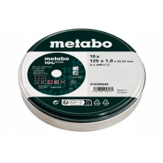 Диск для металу Metabo 125x1,0 нержавіючий 10 шт (616399000)