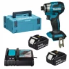 Гайковерт ударний Makita 18V 180Nm BL 2x3Ah (4064677147853)