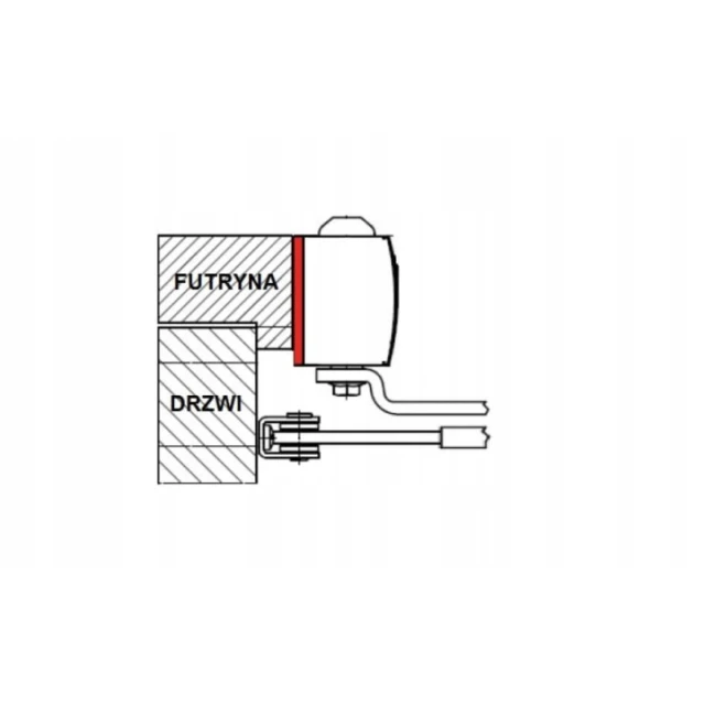 Пластина монтажна Silver TS GEZE 4000/5000 (054621)