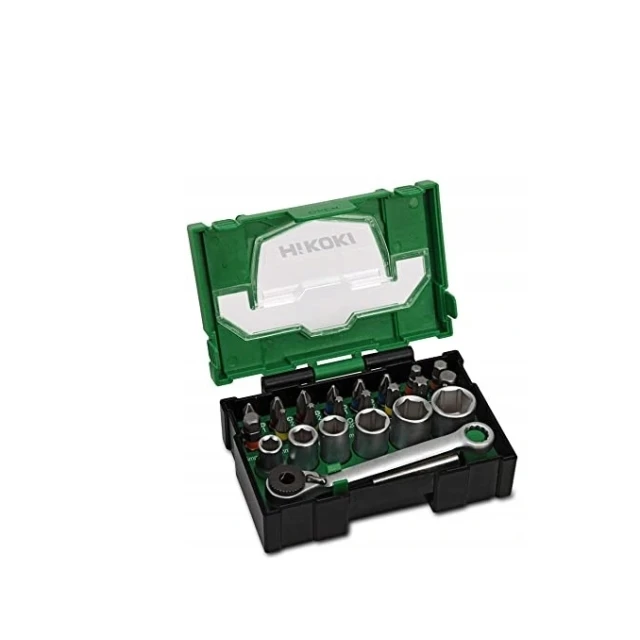Набор бит и головок HiKOKI 24 шт с трещоткой BOX I (40030020)