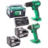 Набор Шуруповерт HiKOKI DV18DD + Гайковерт HiKOKI WH18DD 2xBSL1850C (DV18DD)