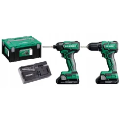 Набір Шуруповерт HiKOKI DS18DD + Гайковерт HiKOKI WH18DD 2xBSL1830C (4966376335695)