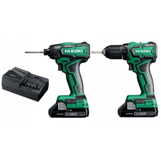 Набір Шуруповерт HiKOKI DS18DD + Гайковерт HiKOKI WH18DD 2xBSL1830C (4966376335695)