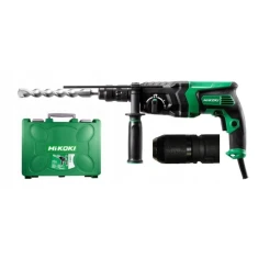 Перфоратор HiKOKI 830 Вт SDS+ 2,9 Дж з тримачем (DH26PMC)