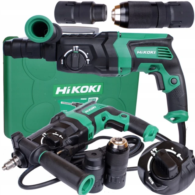 Перфоратор HiKOKI 830 Вт SDS+ 2,9 Дж з тримачем (DH26PMC)