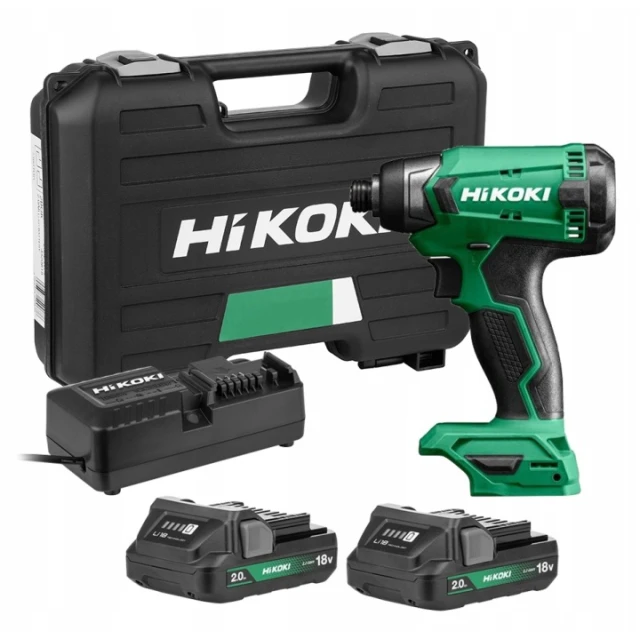 Гайковерт ударный HiKOKI 18V 140Nm 2x2Ah (WH18DA WCZ)