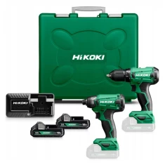 Набір Шуруповерт HiKOKI DS18DA+ + Гайковерт HiKOKI WH18DA 2xBSL1820M (4966376400768)