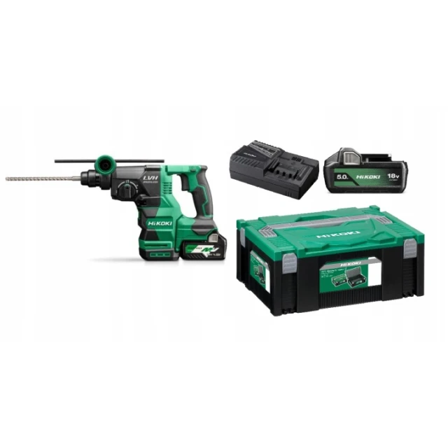 Перфоратор HiKOKI 18V SDS+ 3,2 Дж 2x5Ah (DH1826DA)