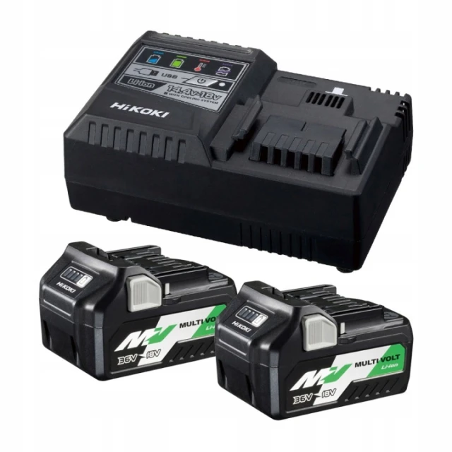 Зарядний пристрій HiKOKI 18/36V + 2 акумулятори BSL36B18X (UC18YSL3)