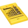 Набір свердел по металу DeWALT 10 шт HSS-G DIN338 (DT5921)