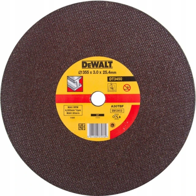 Диск для металу DeWALT 355x3,0 25,4 мм (DT3450-QZ)