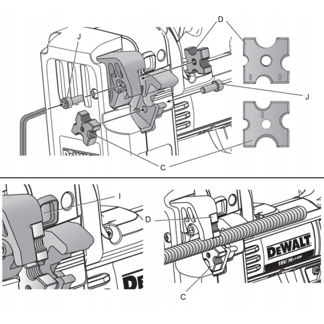 Ніж до сокирки DeWALT DCS350 для прутків (N473494)