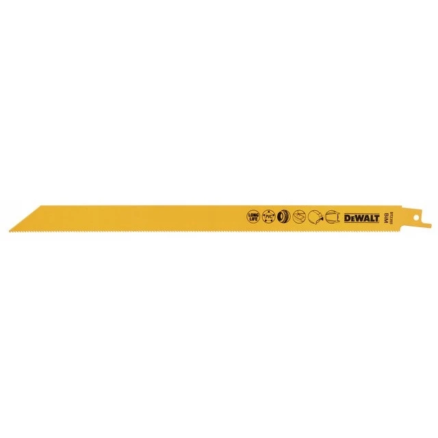 Полотно для пилок сабельних DeWALT 305 мм 1,8-2,5 мм 5 шт (DT2355)