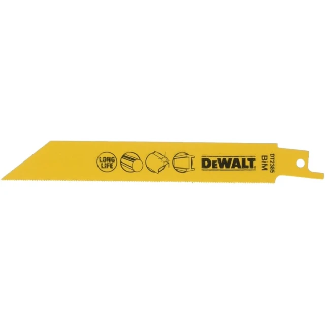 Полотно для шаблярної пили DeWALT 152 мм 1,1 мм 5 шт (DT2385)