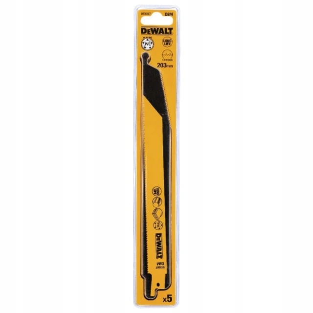 Полотно для піл DeWALT 203 мм 1,8-2,5 5 шт (DT2387)