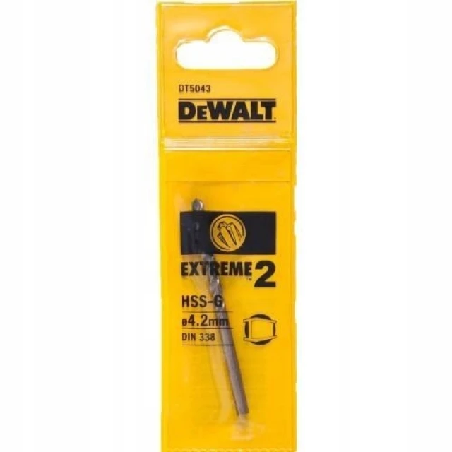 Свердло по металу DeWALT 4,2x75 мм EXTREME 2 (DT5043)