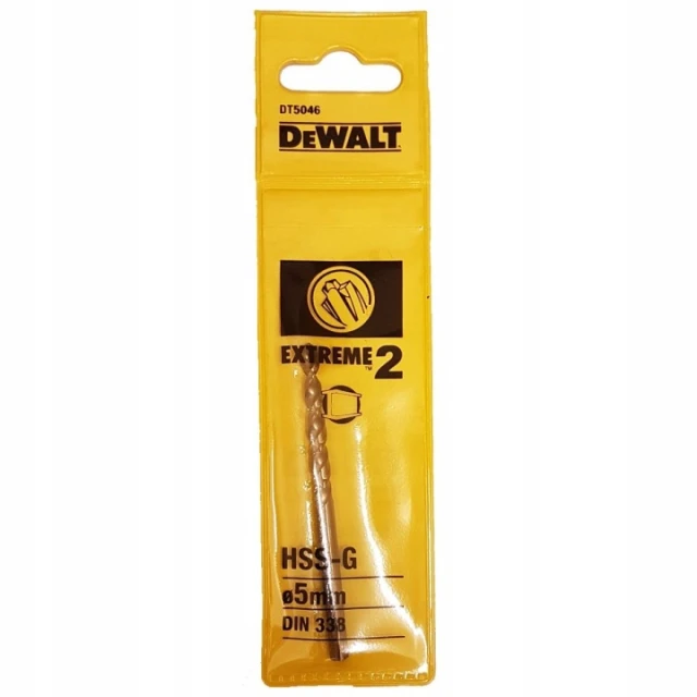 Свердло до металу DeWALT 5x86 мм EXTREME 2 (DT5046)