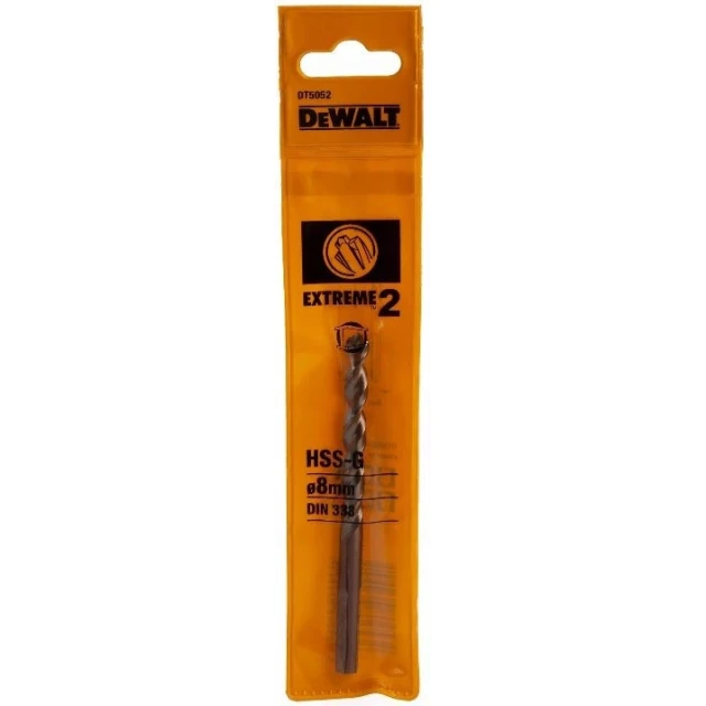 Сверло по металлу DeWALT 8x117 мм EXTREME 2 (DT5052)