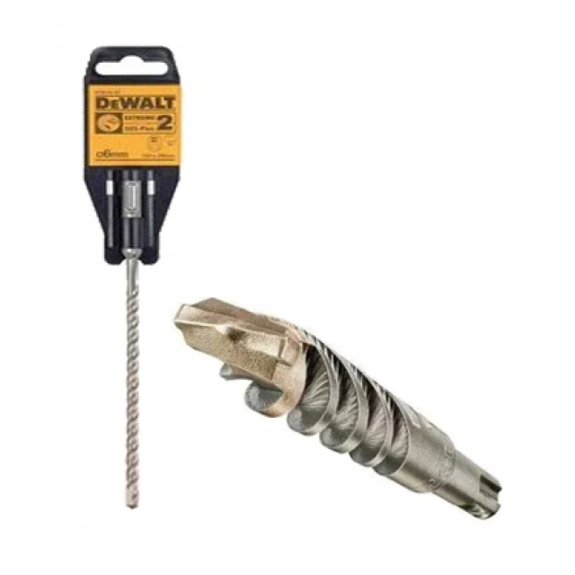 Сверло бетонное DeWALT 6x210/150 мм SDS+ EXTREME 2 (DT9516)