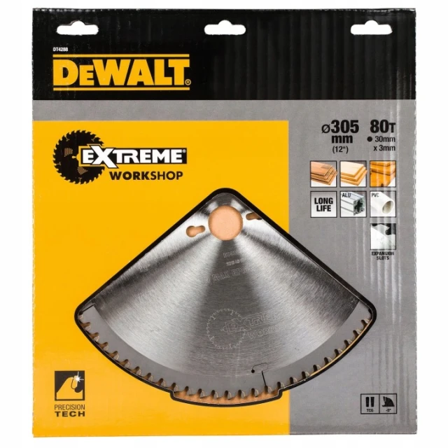 Диск пиляний EXTREME DeWALT 305x80z x30 з видією (DT4288)