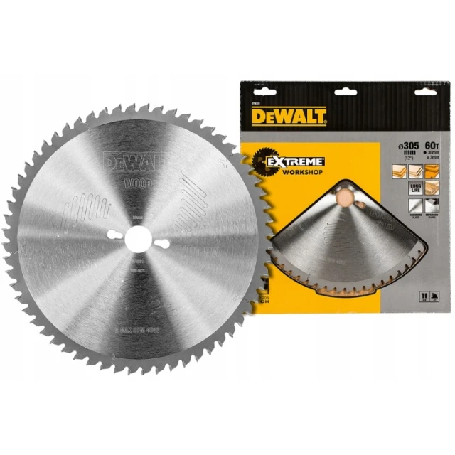 Диск пиляний EXTREME DeWALT 305x60z x30 з видією (DT4331)
