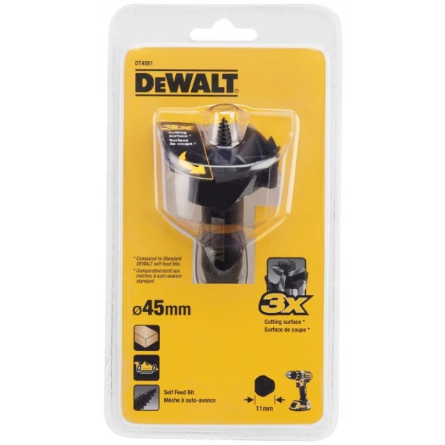 Свердло саморізне SEDNIK для дерева DeWALT 45 мм (DT4581)