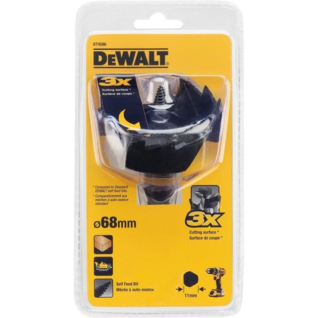 Свердло саморізне SEDNIK для дерева DeWALT 68 мм (DT4586)