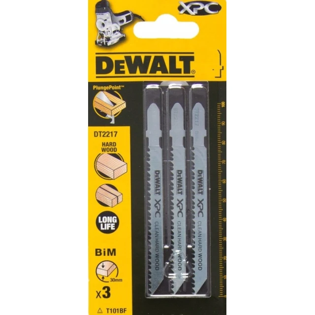 Полотно DeWALT 2,5-100 T101BF для дерева (DT2217)